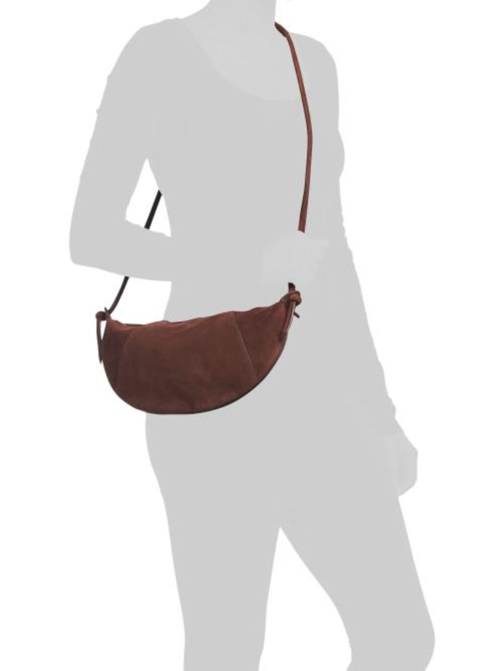 MANSUR GAVRIEL Made In Italy Suede Mini Fortuna Crossbody - Picture 4 of 5